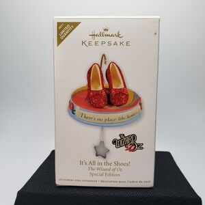 NIB Hallmark Keepsake Ornament: It’s All in the Shoes, The Wizard of Oz